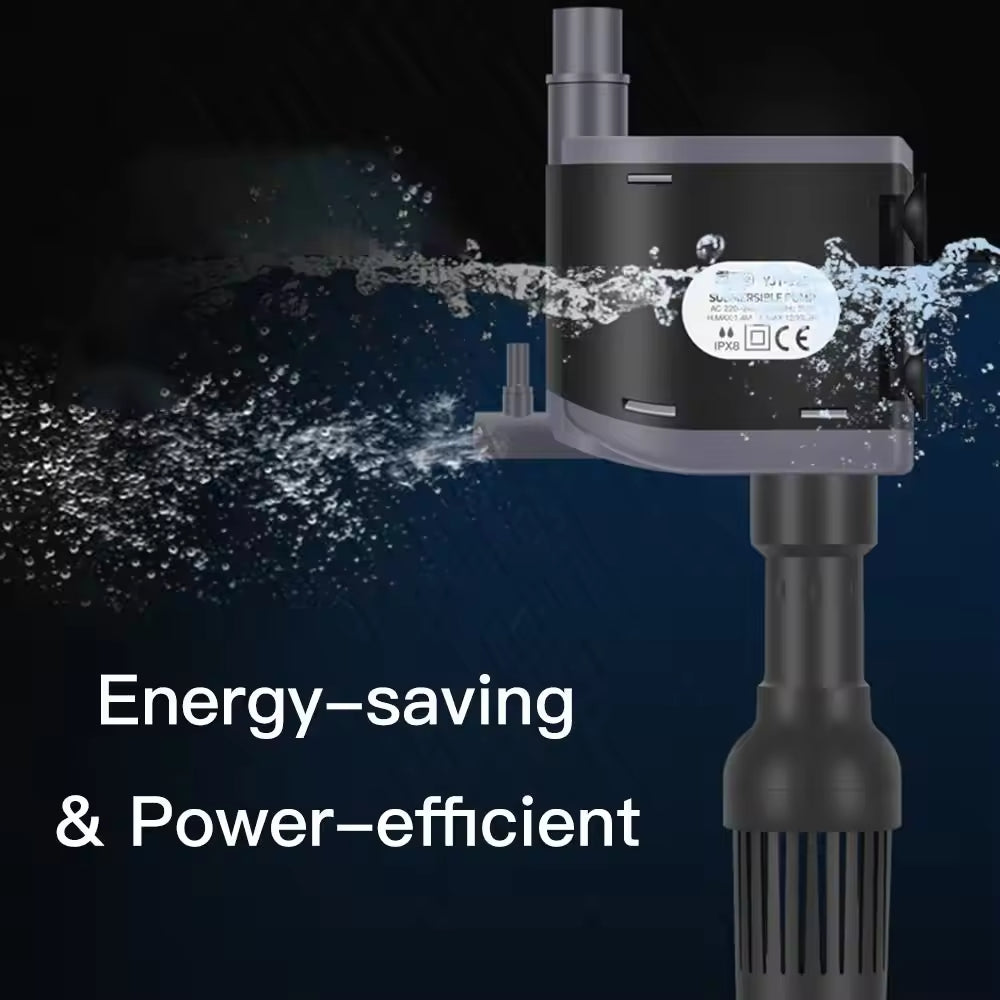 High pressure fish tank 3 in 1 multi-function submersible pump